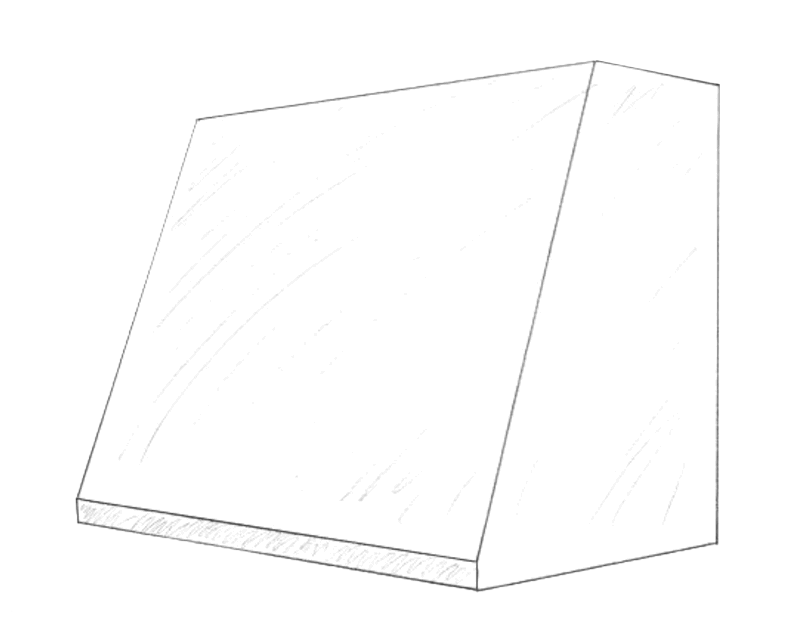 Delta Range Hood Body Shape