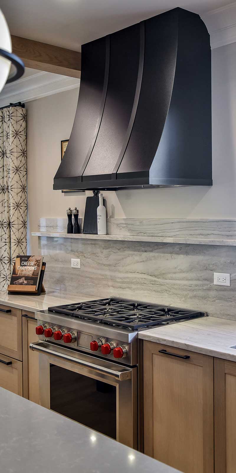 Traditional Enamel Finish Range Hood